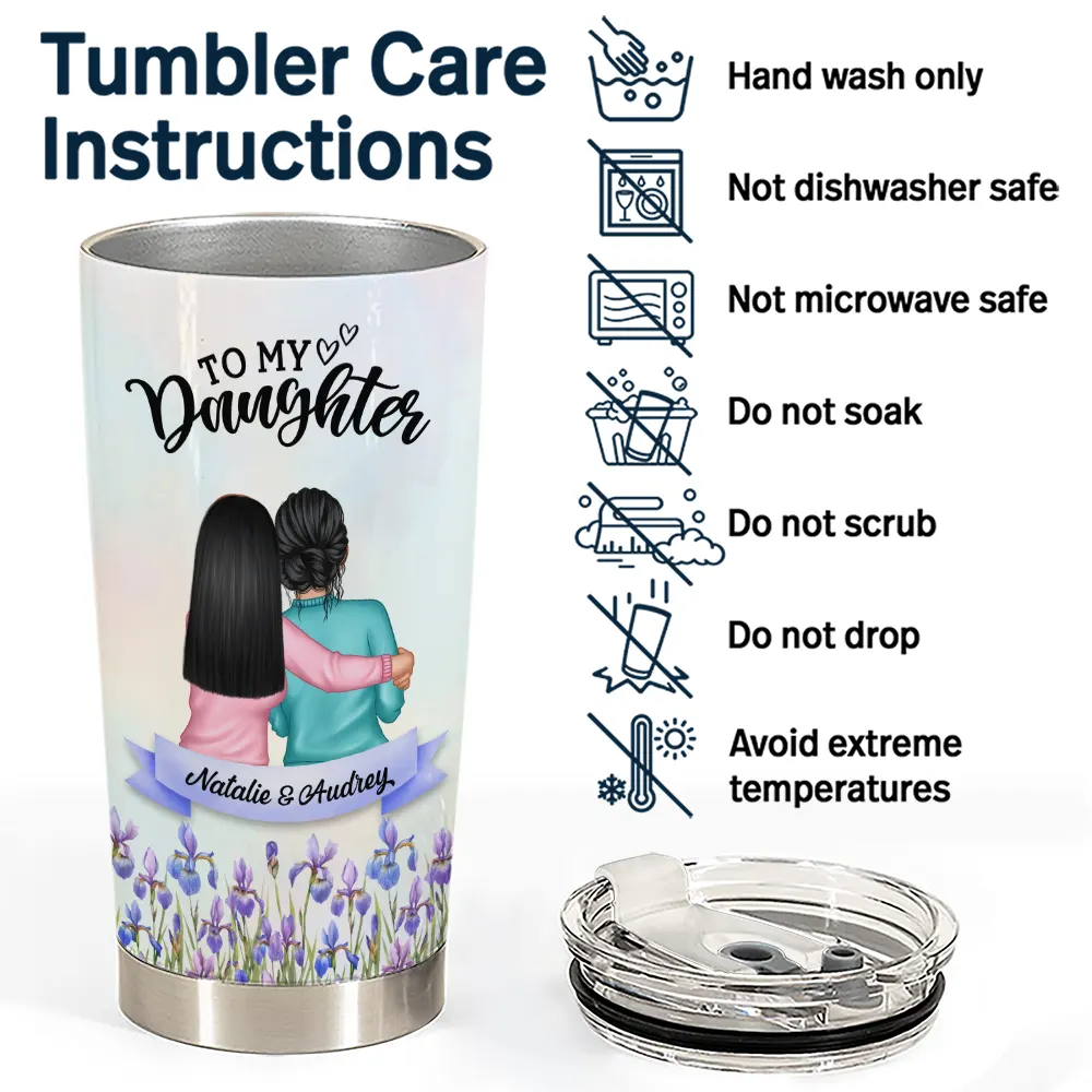 Gift For Yourself,Gift For Women,Gift For Mother,Gift For Daughter,Mom - Daughters (Adult),Gift For Sisters,Gift For Bestie,Cousin,New Mom,Love - Birth Flower Watching You Be A Mom - Personalized Tumbler