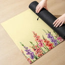 Gift For Yourself,Gift For Women,Yoga,Healing,Icon - Birth Flower With Name - Personalized Yoga Mat