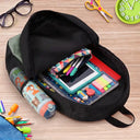 Top Market,Adorable,Back To School,Gift For Kids,Vector - Birth Flower & Adorable Kid - Personalized Kids Backpack