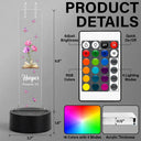 Top Market, Gift For Yourself, Healing, Icon - Birth Month Flower Bible Verse References - Personalized Headphone Stand