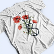 Gift For Women,Gift For Yourself,Non-Eng,Icon,Proud - Birth Month Flower Stethoscope Nurse - Personalized T Shirt