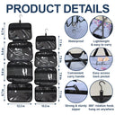 Gift For Yourself,Gift For Women,Happy - Birth Month Flower Watercolor Blooming In Love - Personalized Toiletry Bag