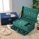 Gift For Yourself, Happy, Gift For Women - Birth Month Flowers Bloom Where You're Planted Women - Personalized Jewelry Storage Box