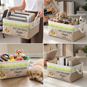 Reading,Gift For Yourself,Gift For Women,Vector,Happy - Birth Month Flower Just A Girl Who Loves Books - Personalized Storage Basket