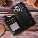 Gift For Father,Gift For Grandpa,Happy - Best Dad Grandpa Ever Fist Bump - Personalized Leather Flip Wallet Phone Case