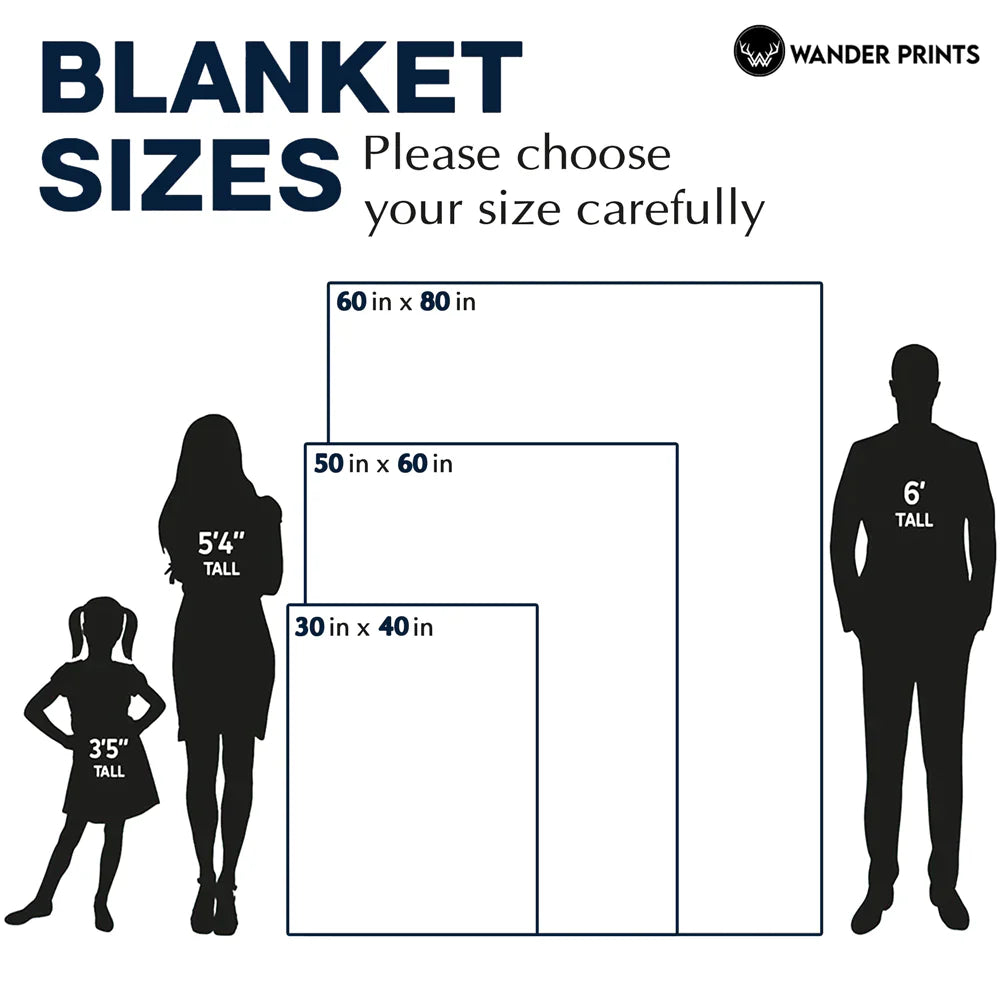 Custom Photo Morning Affirmations - Gift For Yourself - Personalized Fleece Blanket