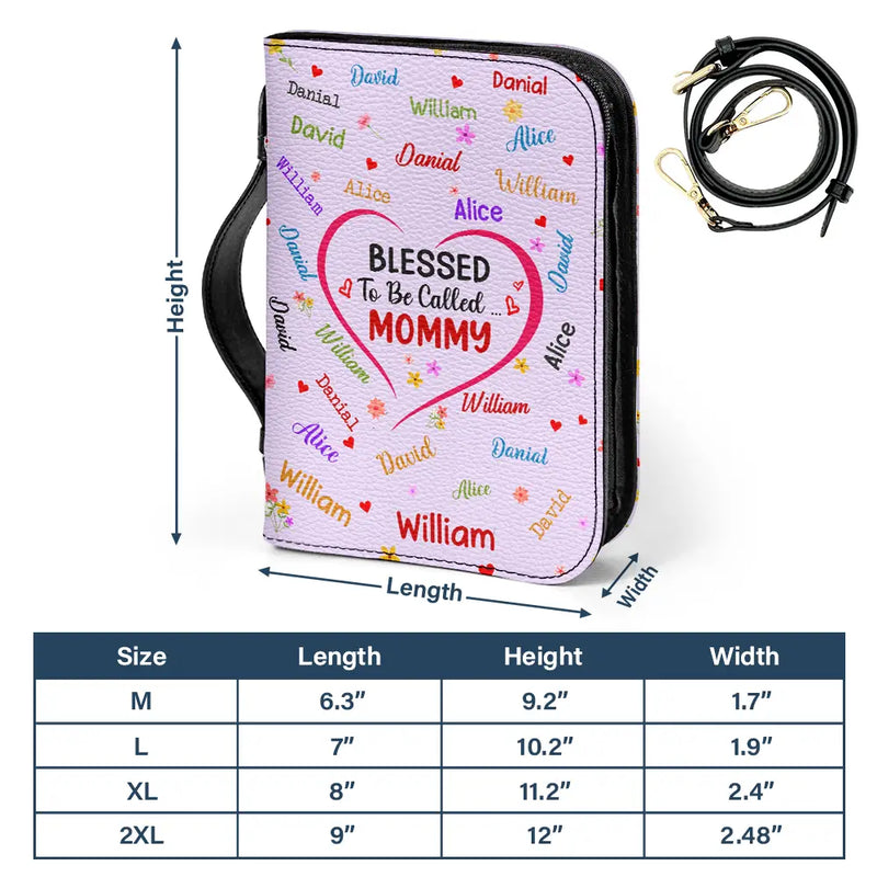 Christian,Gift For Grandma - Blessed To Be Called Grandma Mommy - Personalized Bible Cover
