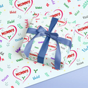Gift For Grandma, Gift For Mother, Love - Blessed To Be Called Grandma Nana - Personalized Wrapping Paper