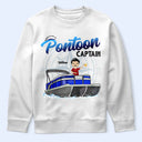 Boating Pontoon Captain - Birthday, Traveling, Cruising Gift For Pontooning Lovers, Beach Lovers, Travelers - Personalized Custom T Shirt