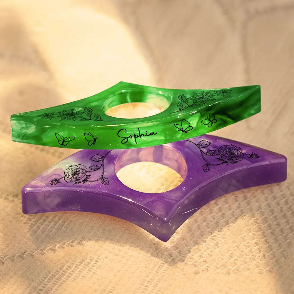 Gift For Yourself, Gift For Women, Gift For Men, Reading, Happy-Book Lovers Birth Month Flower Bookish Keepsake - Personalized Resin Book Page Holder