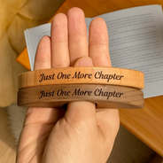 Reading, Funny - Bookmarks Are For Quitters Birth Flower Icon - Personalized Book Page Holder