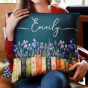 Adorable,Reading,Gift For Yourself,Icon - Bookshelf Flower Garden - Personalized Pillow