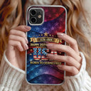 Independence Day, America 250th, Gift For Yourself, Happy, No Custom, Gift For Women, Gift For Men - Born To Stand Free 250th Anniversary USA - Clear Phone Case