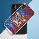 Independence Day, America 250th, Gift For Yourself, Happy, No Custom, Gift For Women, Gift For Men - Born To Stand Free 250th Anniversary USA - Clear Phone Case