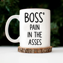 Gifts For Colleagues, Gift For Women, Gift For Men - Boss' Little Trouble 3D Effect Funny Donkey - Personalized Mug