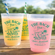 Playful, Gift For Yourself, Custom Text - Bride Club Bach Club Bachelorette - Personalized Frosted Cups