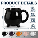 Adorable,Gift For Grandma,Halloween,Icon - Witch Mug Wicked Brew - Personalized Cauldron Mug