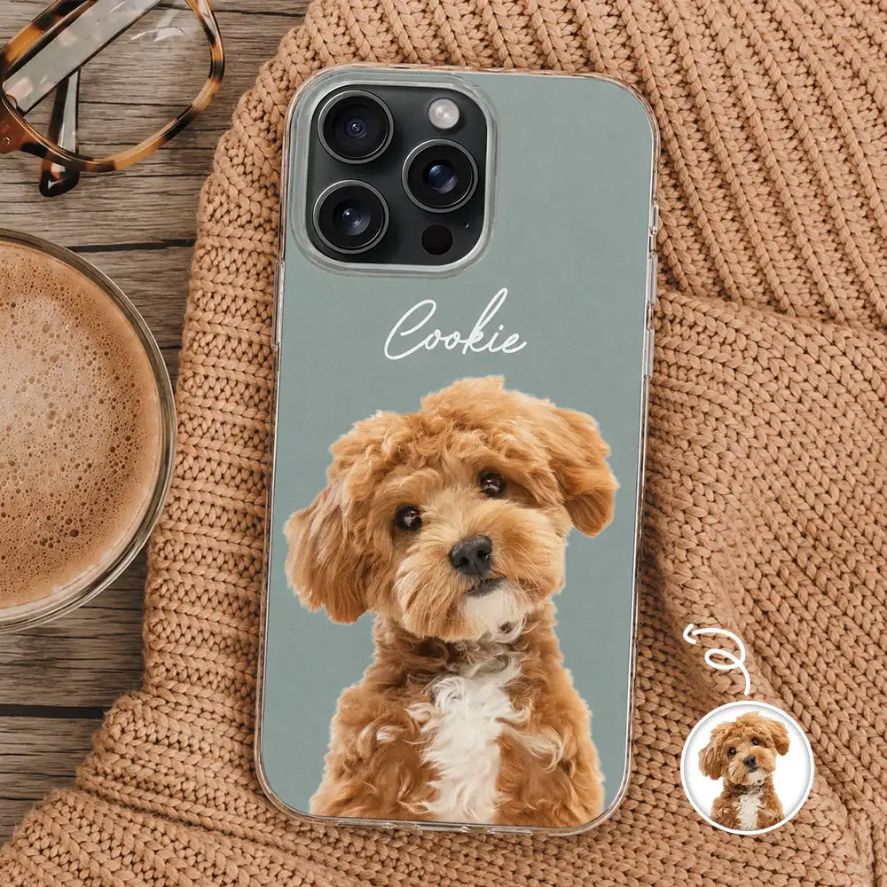 Custom Photo Your Dogs Cats - Gift For Pet Lovers - Personalized Clear Phone Case