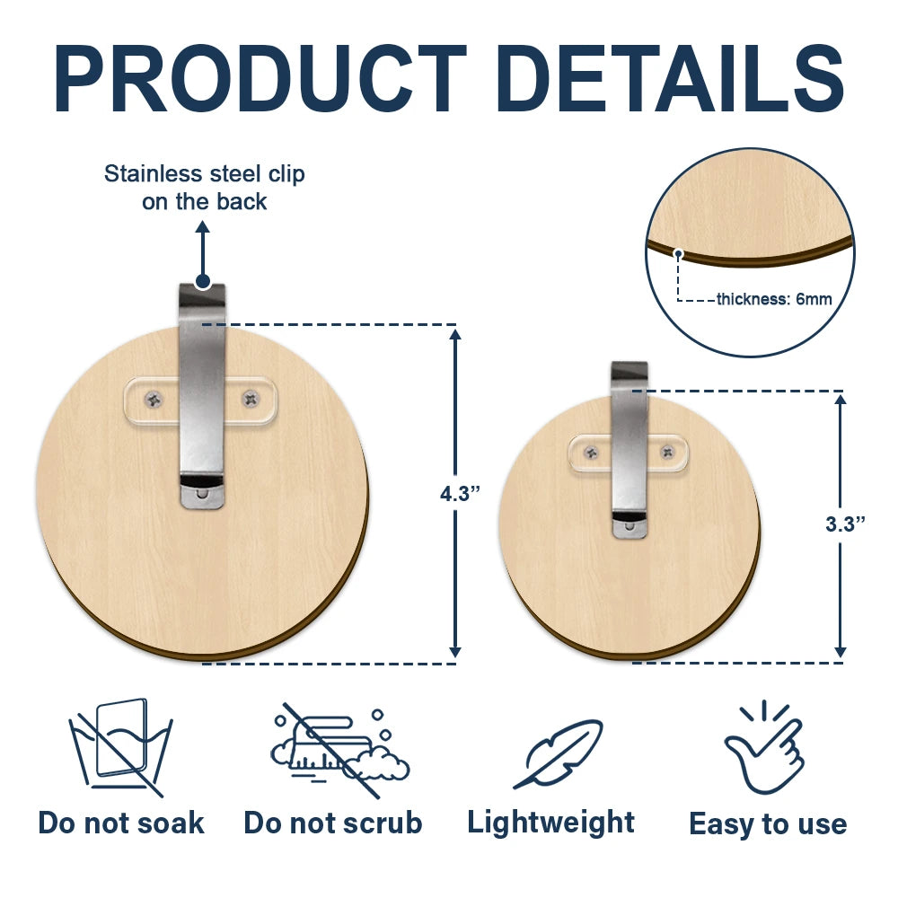 Gift For Husband,Gift For Boyfriend,Gift For Couples,Love - Drive Safe I Love You Stick Figures - Personalized Custom Shaped Car Visor Clip