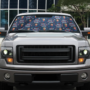 Gift For Mother,Gift For Grandma,Happy,Summer,Gift For Father,Gift For Grandpa,Independence Day,Photo,Icon,Humorous - Custom Photo Stars & Stripes Best Dad Mom Grandpa Grandma Ever - Personalized Auto Sunshade