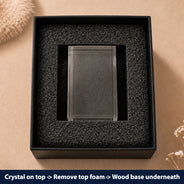 Christmas,Custom Photo,Gift For Women,Gift For Yourself,Gifts For Her,Healing,Upload Full Photo - Loss Of Loved One Memorial Sympathy Light Keepsake - Personalized Custom Photo When You Miss Me Crystal Cube Lamp