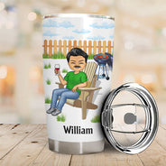 Retired Under New Management - Retirement Gift - Personalized Custom Tumbler