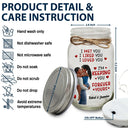 Gift For Couples,Gift For Husband,Gift For Wife,Gift For Boyfriend,Gift For Girlfriend - Calendar I Met You Liked You Love You Forever - Personalized Mason Jar Light