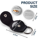 Memorial,Sad - Calendar The Moment Your Heart Stopped - Personalized Leather Pocket Hug