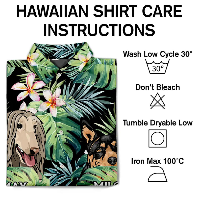 Beach,Gift For Men,Summer,Gift For Grandkids,Gift For Grandpa,Dad's Hobby,Dog Dad - Call Me Dog Dad - Personalized Hawaiian Shirt
