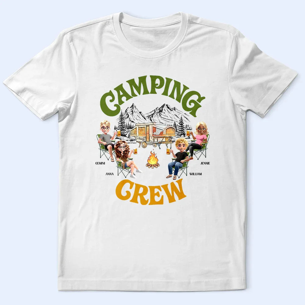 Camping Crew - Personalized T Shirt