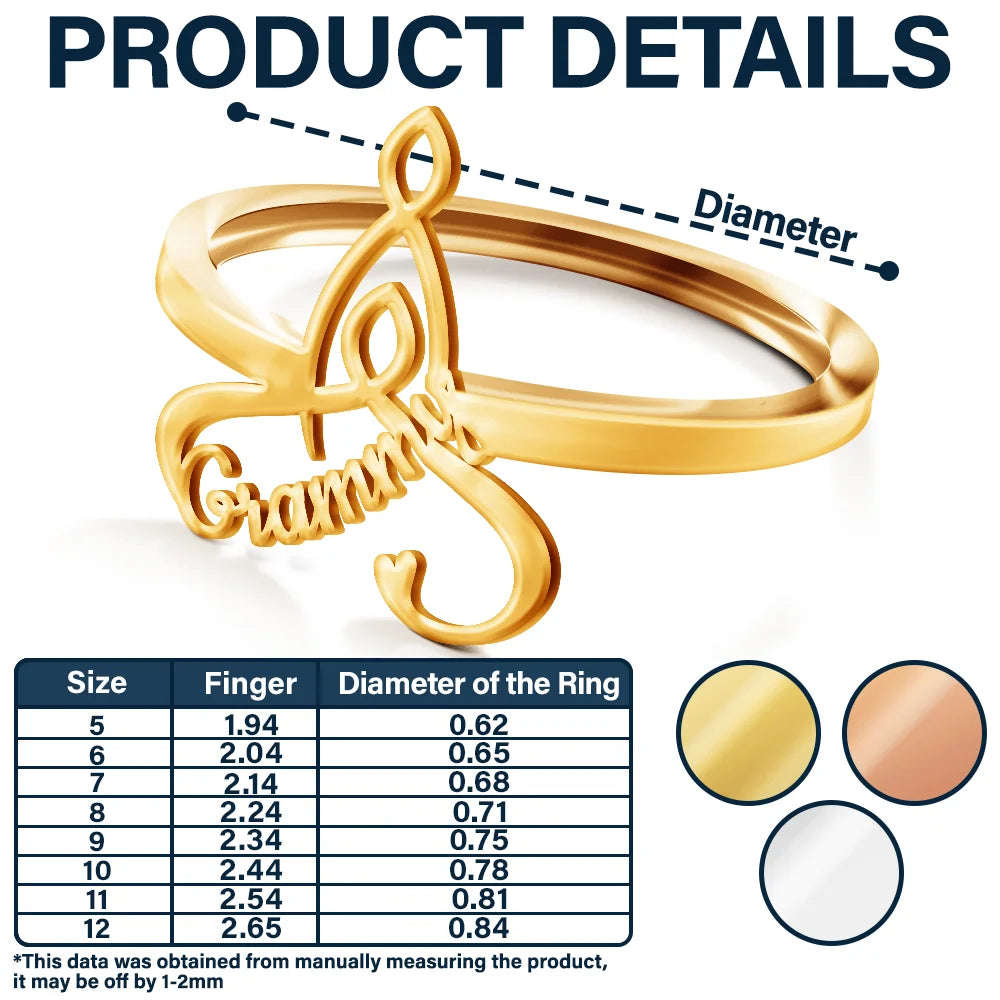 Gift For Women,Gift For Mother,Love,Gift For Grandma - Celtic Motherhood Symbol - Personalized Custom Shaped Ring