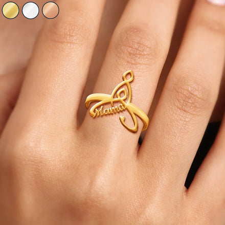 Celtic Motherhood Symbol - Personalized Custom Shaped Ring