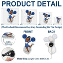 Gift For Yourself,Happy - Cheerleader Happy On The Road - Personalized Acrylic Car Vent Clip