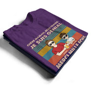 Gift For Wife,Parents,Gift For Women,Gift For Mother,Mom - Daughters (Young),Mom - Sons,Mom - Children,French,Non-Eng,Vector,Humorous - Chère Maman Beau Travail - T-Shirt Personnalisé