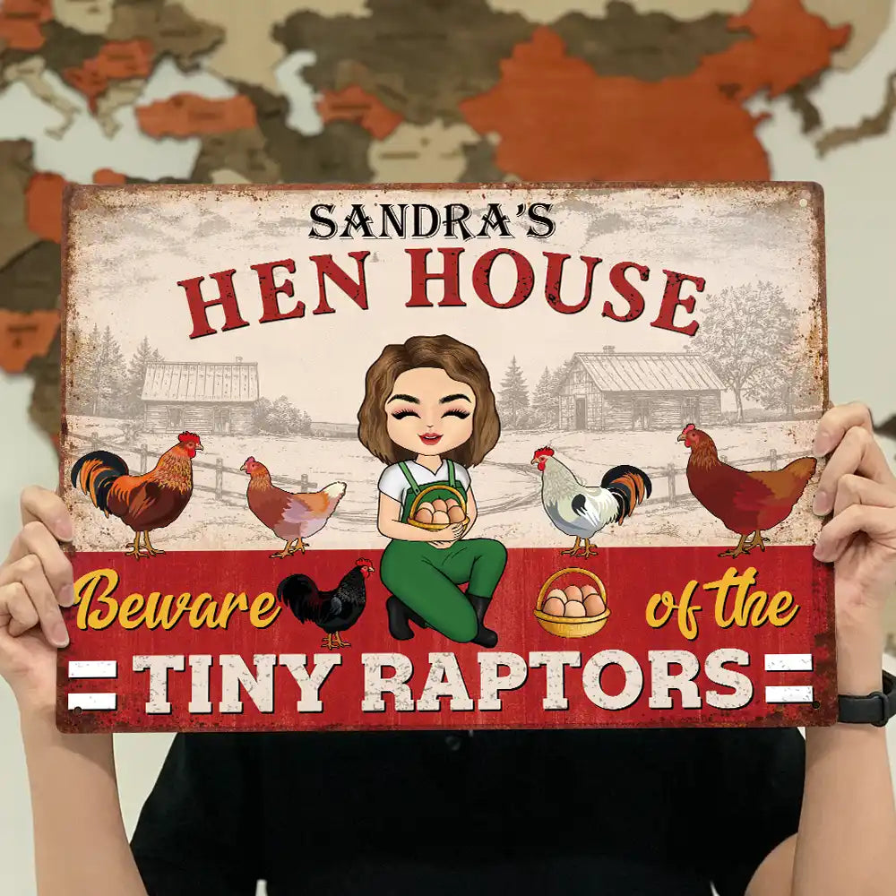 Chicken Coop Mother Cluckers - Personalized Classic Metal Signs