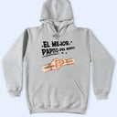 Gift For Yourself,Gift For Men,Gift For Grandpa,Gift For Father,Happy,Spanish - Choque De Puños El Mejor Papá Del Mundo - Camiseta Personalizada