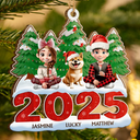 Gift For Couples,Gift For Husband,Gift For Wife,Gift For Boyfriend,Gift For Girlfriend,Gift For Mother,Gift For Father,Family,Pet Lovers,Pet Mom,Pet Dad,Dog Lovers,Dog Mom,Dog Dad,Dog Couple,Cat Lovers,Cat Mom,Cat Dad,Cat Couple,Gift For Bestie,Gift For Brothers,Gift For Sisters,Gift For Sibling,Love,Christmas - Christmas 3D Family A Whole Lot Of Love - Personalized Custom Shaped Wooden Ornament