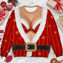 Top Market,Christmas,Humorous,Gift For Yourself,Gift For Women,Icon - Christmas 3D Sexy Body Wife Sisters - Personalized Unisex Ugly Sweater