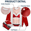 Top Market,Christmas,Humorous,Gift For Yourself,Gift For Women,Icon - Christmas 3D Sexy Body Wife Sisters - Personalized Unisex Ugly Sweater
