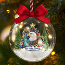 Independence Day,America 250th,Christmas,Proud,Family,Custom Text - Christmas America Family 250th Anniversary - Personalized 3D Acrylic Ball Ornament
