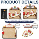 Top Market,Sentimental,Christmas,Family,Icon - Christmas Cookies Family - Personalized 2-Layered Wooden Ornament