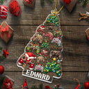 Gift For Kids, Gift For Grandkids, Gift For Son, Gift For Daughter, Happy, Gift For Men - Christmas Decoration For Gamer - Personalized Custom Shaped Acrylic Ornament