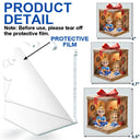 Family,Gift For Women,Gift For Men,Christmas,Happy,Dog Lovers,Dog Mom,Dog Dad,Dog Couple,Cat Lovers,Cat Mom,Cat Dad,Cat Couple,Pet Lovers,Pet Mom,Pet Dad,Pet Couple - Christmas Gift Box 3D Effect Family - Personalized Custom Shaped Acrylic Ornament