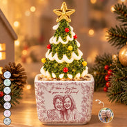 Afro Besties, Art Design, Christmas, Custom Photo, Gift For Bestie, Photo - Pencil Sketch - Remove BG, Sentimental - Christmas Gift For Best Friend - Personalized Custom Photo Pencil Sketch A True Friendship Is A Journey Without An End Stained Glass Christmas Tree