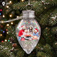 Christmas,Cozy,Custom Photo,Family,Memorial,Remove BG Photo - Christmas Gift For Family Kids Pet Lovers - Personalized Custom Photo Christmas Together Family Chili Bulb LED Light