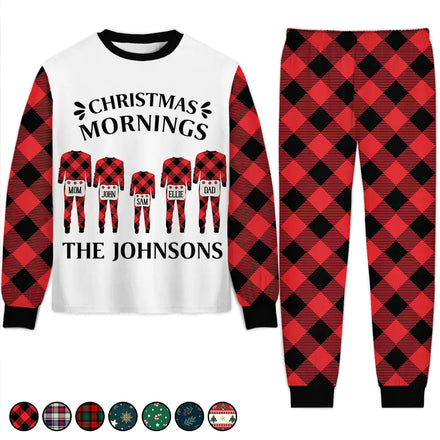 Christmas Morning Family Pajamas - Personalized Unisex Pajamas Set