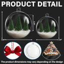 Independence Day, America 250th, Christmas, Proud, Family, Custom Text - Christmas Tree 250 Years Of Freedom - Personalized 3D Acrylic Ball Ornament