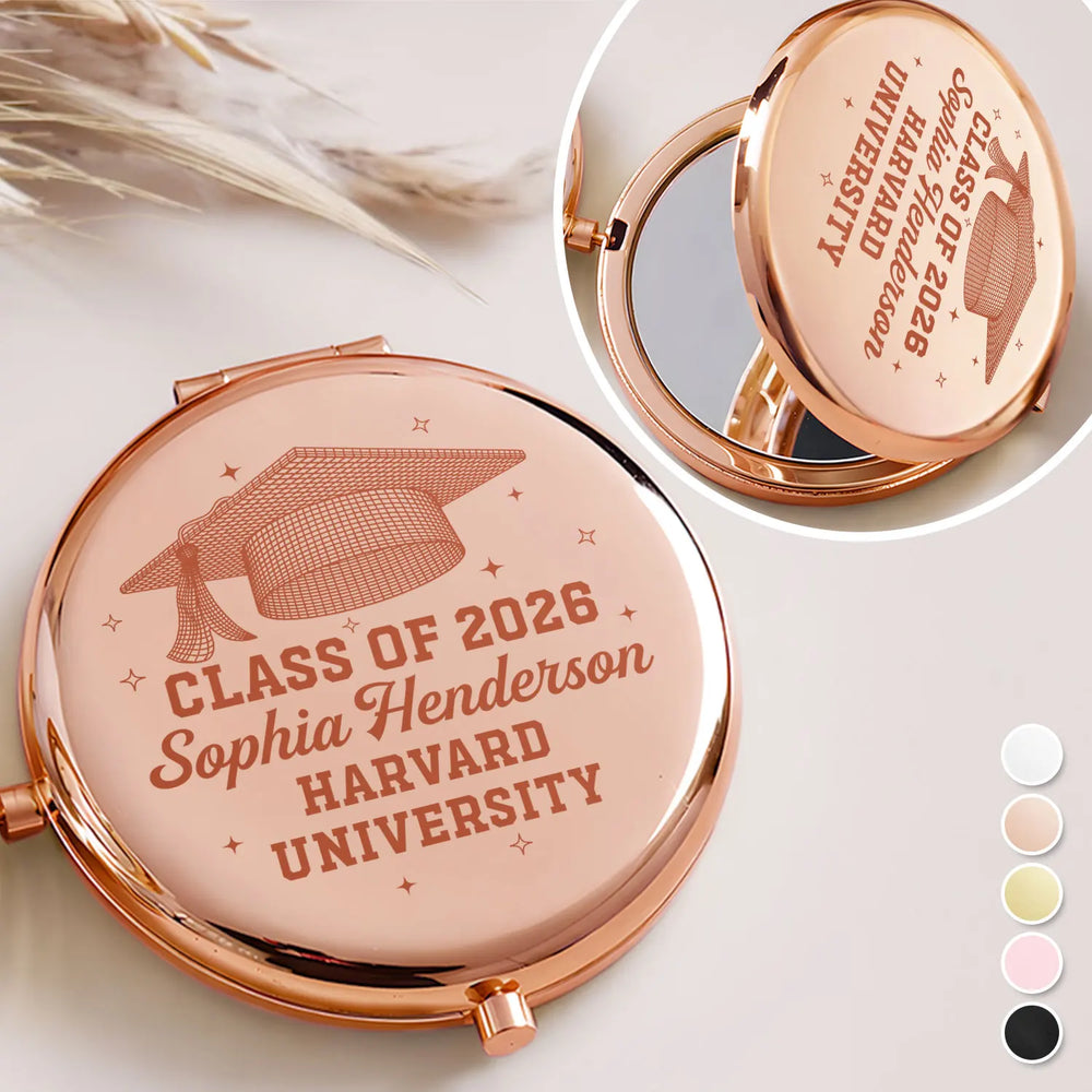Class Of Graduation Senior - Personalized Compact Mirror