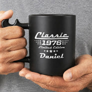 Gift For Men,Gift For Father,Gift For Husband,Gift For Couples,Gift For Boyfriend,Gift For Grandpa,Non-Eng,Confident - Classic Limited Edition For Him, Dad, Husband, Grandpa - Personalized Wrench Shaped Handle Mug
