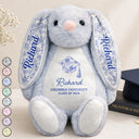 Graduation,Happy - Congrats Graduation - Personalized Soft Toy Bunny